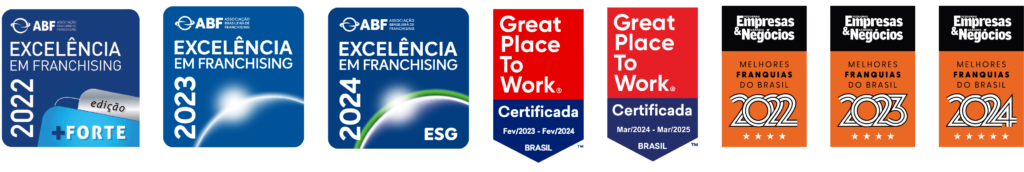 Selos de prêmios e reconhecimentos da Unhas Cariocas